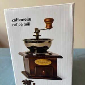 Kaffemølle Coffee Mill with Wooden Handle - NEW in box